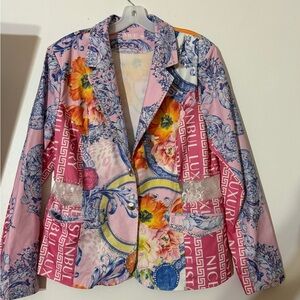 Colorful Floral Blazer